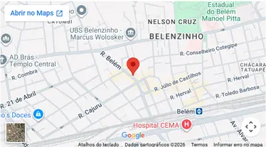 Mapa da localização da Adetec