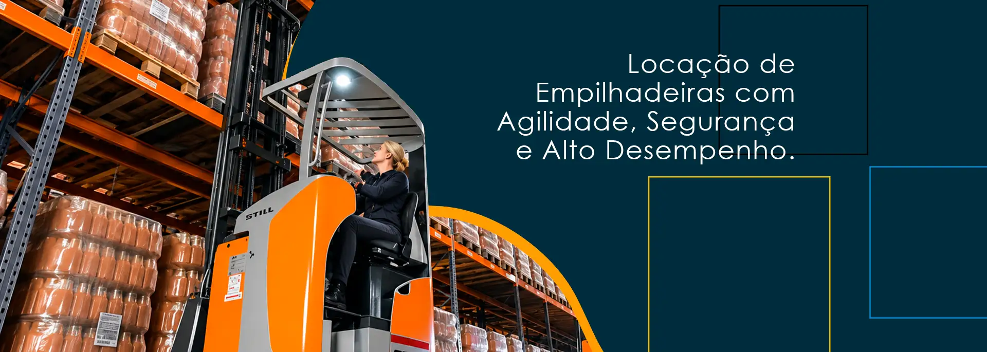 Locação de empilhadeiras elétricas Adetec